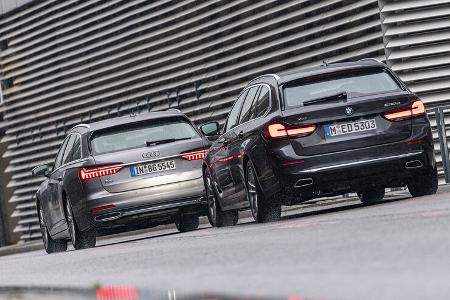 Audi A6 Avant 50 TDI, BMW 530d Touring, Exterieur