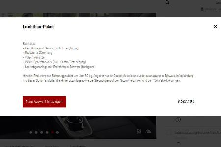 Porsche Turbo S Leichtbaupaket Beschleunigung