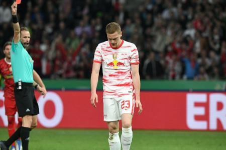 Leipzigs Halstenberg für zwei Pokalspiele gesperrt