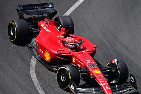 Leclerc beim Heimspiel Trainingsschnellster