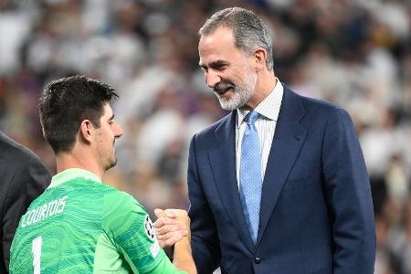 Spaniens König Felipe gehörte zu den ersten Gratulanten