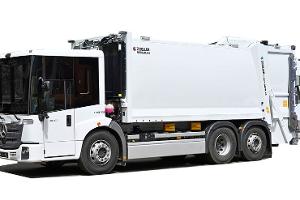 Mercedes E-Econic Elektro-Lkw Müllwagen