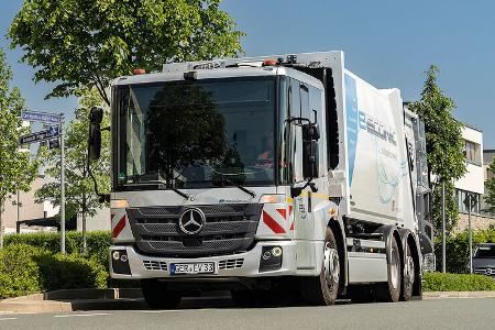 Mercedes E-Econic Elektro-Lkw Müllwagen