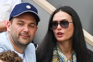 Demi Moore und Daniel Humm kuscheln bei den French Open