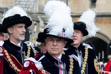 Nach Corona-Erkrankung plant Prinz Andrew sein Comeback bei Garter Day