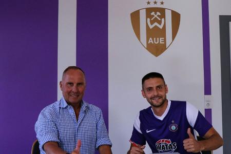 3. Liga: Aue verlängert mit Nazarov