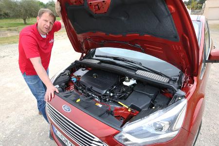 Ford C-Max, Motorhaube