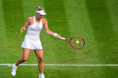 Nicht zu weit blicken: Kerber schaut nur auf Linette