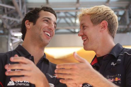 Daniel Ricciardo & Sebastian Vettel - F1 2013