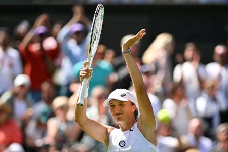 Top-Favoritin Swiatek baut in Wimbledon ihre Serie aus