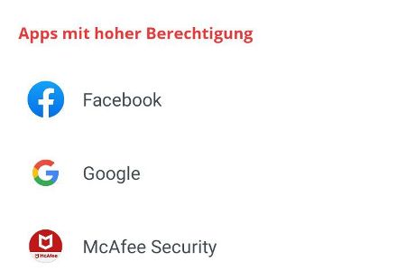 Die Funktion „App Insights“ des AVG-Virenscanners hilft Ihnen, Ihre installierten Apps zu klassifizieren. Damit wird auf einen Blick sichtbar, welche Anwendungen eine größere Anzahl kritischer Berechtigungen haben.
