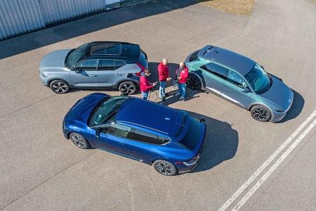 Hyundai Ioniq 5, Kia EV6, Volvo XC40