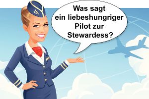 die besten Stewardessen-Witze