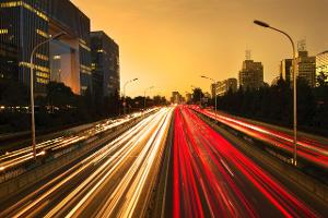 Straße Autos Zukunft