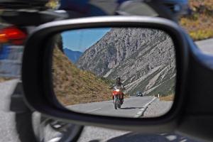 Toter Winkel Seitenspiegel