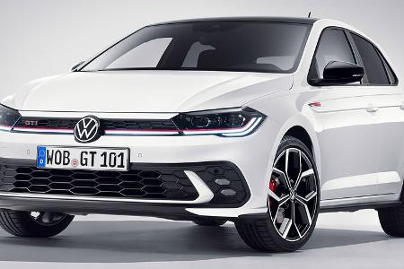 VW Polo GTI (2021) Polo 6 Typ AW Facelift Exterieur Pure White Uni