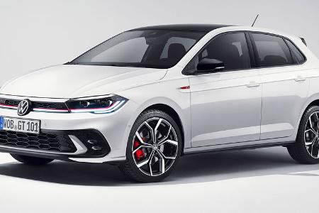 VW Polo GTI (2021) Polo 6 Typ AW Facelift Exterieur Pure White Uni