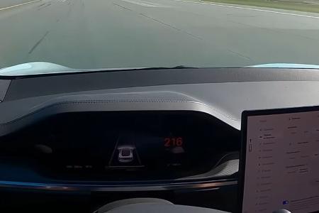 Tesla Model S Plaid inoffizieller Geschwindigkeitsrekord