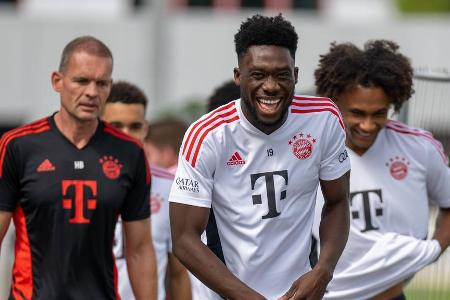 Gut gelaunt: Alphonso Davies