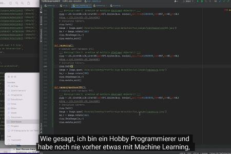 Selbstgebaute Verkehrszeichen-Erkennung