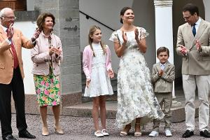 Feier mit der Familie: Victoria von Schweden genießt ihren Ehrentag
