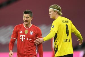 Lewandowski und Haaland die Cover-Stars der Saison