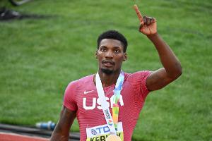 Kerley wird bei US-Dreifachsieg 100-m-Weltmeister