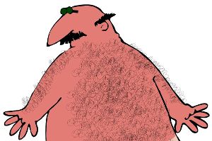 So entfernen Sie Rückenhaare