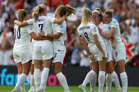 Gastgeber England vor EM-Viertelfinale voller Euphorie