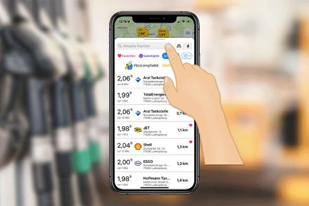 Mehr Tanken App Redesign 2022 Animation Liste Karte