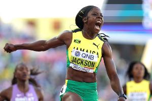 WM-Gold in 21,45: Jackson kratzt am "Flo-Jo"-Rekord