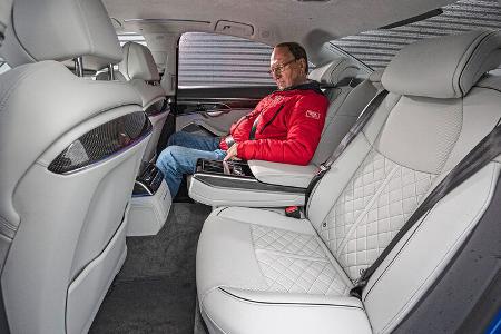 Audi S8 TFSI Quattro, Rückbank