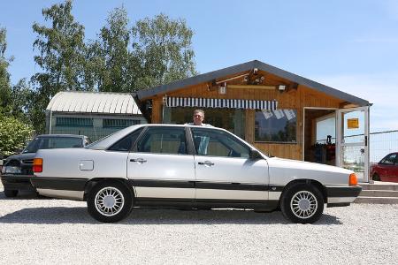 Audi 100 CS, Typ 44, Seitenansicht