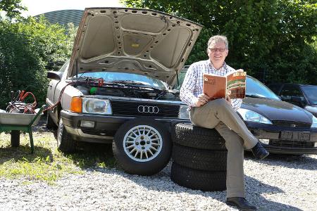 Audi 100 CS, Typ 44, Motorhaube, Alf Cremers