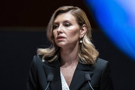 First Lady Olena Selenska wollte nicht 