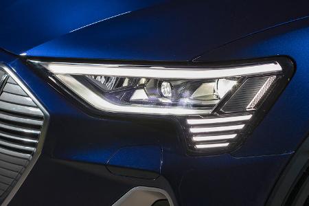 Audi e-tron Sportback, Lichttest