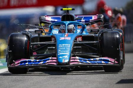 8. Platz: Esteban Ocon (Alpine) - Note: 4,0 - Ocon und Alonso waren sich heute nicht einig und behinderten sich gegenseitig auf der Strecke. Damit verschenkte Alpine wichtige Punkte in der Konstrukteurswertung, denn Norris kam vor dem Duo ins Ziel.