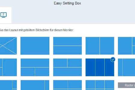 Um eine große Bildschirmfläche oder ein Multimonitor-Setting optimal zu nutzen, bieten Monitorhersteller wie LG und Samsung extra Hilfstools an.