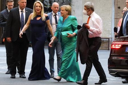 Angela Merkel und Joachim Sauer bei den Salzburger Festspielen