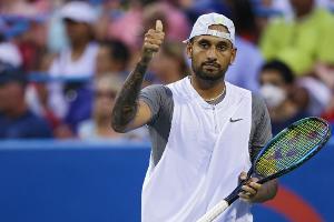 Tennis: Doppelter Sieg für Kyrgios