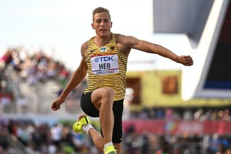 Schlüsselbeinbruch: Dreispringer Heß verpasst Heim-EM