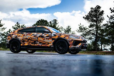 08/2022, Lamborghini Urus Facelift Erlkönig Pikes Peak Rekord