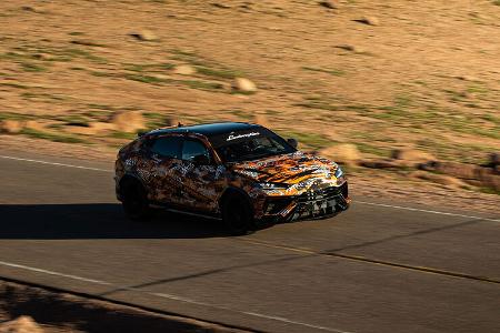 08/2022, Lamborghini Urus Facelift Erlkönig Pikes Peak Rekord