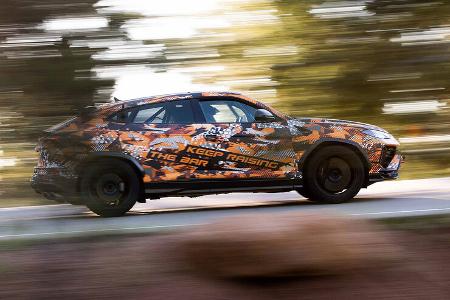 08/2022, Lamborghini Urus Facelift Erlkönig Pikes Peak Rekord