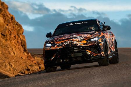 08/2022, Lamborghini Urus Facelift Erlkönig Pikes Peak Rekord