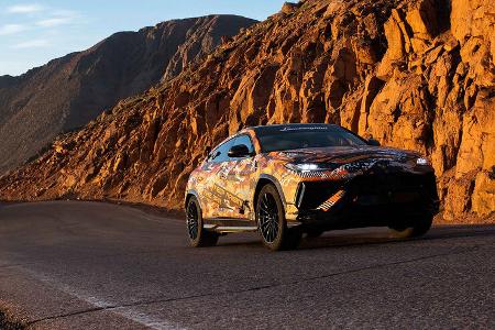 08/2022, Lamborghini Urus Facelift Erlkönig Pikes Peak Rekord