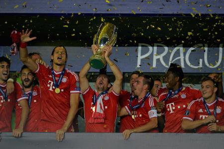 2013: FC Chelsea - FC Bayern (4:5 i.E.) - Der FC Chelsea muss sich auch im Folgejahr geschlagen geben. 5:4 unterliegen die Blues im Elfmeterschießen gegen den FC Bayern. André Schürrle, damals noch in Diensten der Engländer, legt zwar das 1:0 durch Fernando Torres vor, doch Franck Ribéry egalisiert schon kurz nach der Pause. In der Verlängerung bringt Eden Hazard die Londoner in Front, in letzter Minute gleicht Javi Martínez wieder aus. Ein Spiel mit Hochspannung!