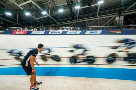 Bahnrad: Schwerer Sturz überschattet EM-Rennen in München