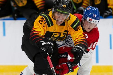 Eishockey-WM: Deutsche U20 zieht ins Viertelfinale ein