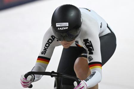 Bahnrad-EM: Deutsches Trio im Keirin-Halbfinale